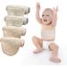 Baby Umbilical Cord Belt  Infant Belly Binder Hernia Care Navel Truss Support Newborn Warm Essential with Breathable Organic Cotton 2brown&2green - Buy Online on GoSupps.com