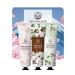 Hand cream set for dry cracked hands natural plant scent hand lotion moisturizing hand care cream gift set cherry blossom/coconut oil/gardenia