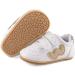 Cheerful Mario Baby First Walking Shoes - Soft PU Leather, Anti-Slip Sole (3-6 Months, Gold) - Buy Online on GoSupps.com