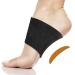Miayoho Plantar fasciitis pain bandage for foot vaults patented adjustable compression missions orthopedic inserts for flat feet lower foot high vault (35-41 EU (23-26cm) black) 35-41 EU (23-26cm) black