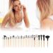 Professional 32-Piece Makeup Brush Set - Eyebrow Eyelash & Shadow Brushes for Flawless Cosmetics Application - International Shipping Available - Buy Online on GoSupps.com