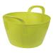 Kerbl Trough FlexBag green (flexible feeding trough cereal bowl capacity 12 liters feeding bucket with two handles) green 12 L