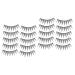POPETPOP Mango 20 Pairs Fake Eyelashes Natural False Eyelashes False Lashes Women Eyelashes Lashes That Look Like Extensions Washing Capsules Soft Light Eye Lashes Japanese Fiber Set