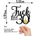 Black Gold Glitter Fuck I'm 30 Cake Topper Happy 30th Birthday Cake Topper 30 Cake Topper Hello 30 30 & Fabulous Cake Topper Cheers to 30 Years Cake Topper 30th Birthday Party Decorations - Buy Online on GoSupps.com