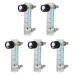 Kikolufy 5X 0.1-1.5LPM 1.5L Oxygen Flow Meter Flowmeter with Control Valve for Oxygen Air Gas