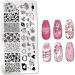 Nail Art Stamping Kit - Valentine's Day Love Rose Image Plate for DIY Nail Decor - Buy Online on GoSupps.com