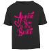 Pink Auntie Custom Name is My Bestie Baby T Shirt Top Aunty Child - 18 - 24 Months Black