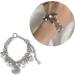 Shop Oralgo's Handmade Natural Pearl Bracelet with Unique Shell Pendant - Adjustable Jewelry for Parties | Durable Stainless Steel Chain - Buy Online on GoSupps.com