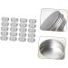 DOITOOL 20pcs Boxes Round Aluminum Can Creami Aluminum Round Tin Lids Cream Holder Mini Tea Travel 5x5cm Silver - Buy Online on GoSupps.com