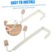 STOBAZA 18 Pcs Coat Hook behind Door Storage Hangers Over Door Hanger Kitchen Wrought Iron Hook Cabinet Door - Buy Online on GoSupps.com