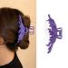 Bohend Large Bow Hair Claw Metal Viscous Hair Clip Strong Large Non-Slip Hair Styling Accessories for Women Girls (Purple)