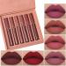 HADAVAKA Waterproof Velvet Matte Lipstick Set 6 Color Long Lasting Glaze NonFading - Buy Online on GoSupps.com