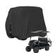 KISEER 4 Passenger 400D Waterproof Golf Cart Cover fits EZ GO Club Car Yamaha, Sunproof Dustproof Black