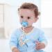 Culasign 4-Piece Baby Pacifier Clip Set | Unisex Cotton Pacifier Chains with Plastic Clips | Triangular Design for Bibs & Suckers - Buy Online on GoSupps.com