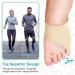 Soft Silicone Pinky Toe Bunion Corrector with Anti-Slip Strap for Pain Relief - Toe Cushions for Calluses, Corns & Blisters - Buy Online on GoSupps.com