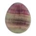 Manekieko Natural Fluorite Water Drop Chakra Thumb Worry Stone Stress Relax Healing Reiki Crystal Pocket Palm Stones