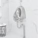 Stainless Steel Wall-Mounted Urinal Men's Urinal Public Toilet Urinal with Stainless Steel S Tube Suitable for Schools Prisons KTV Hospitals Shopping Malls Stations - Buy Online on GoSupps.com