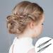 Non-Slip Black Metal Hair Clips Barrettes Bobby Pins - 40 Pack Simple Plain Hair Accessories - Women Girls - Buy Online on GoSupps.com