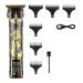 Razors LCD Electric Hair Clipper Vintage T9 Clipper Hair Rechargeable Man Shaver Trimmer for Men's Barber Professional(Black Gold Medusa)