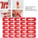 50PCS Disposable Nail Polish Protector Peel Off Stickers - U-Shape Tape for Nail Art, Skin Barrier & Spill Proof Cover - Buy Online on GoSupps.com