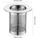 Easy Installation Drain Filter Convenient Drainage Solution Practical Floor Drain Filter For Bathroom & Kitchen Use - Buy Online on GoSupps.com