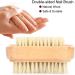 Raguso foot pedicure 9 5 5 beech double sided nail brush remove dead skin cutin nail brush manicure tool - Buy Online on GoSupps.com