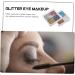 Gogogmee 2pcs Glitter Eye Makeup Sparkle Eyeshadow Eye Shadow Makeup Eyeshadow Palette Makeup Eyeshadow Plate - Buy Online on GoSupps.com