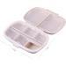 1Pack Daily Pill Organizer Box - Portable Travel Case & Compact Pill Holder for Medications - Stay Organized On-The-Go (Beige - Buy Online on GoSupps.com