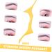 Didiseaon Eyebrow Shaping Template Eyebrow Stencil Eye Brow Stencil Brow Template Auxiliary Heating Blindfold 17.3x5.9cm Yellow - Buy Online on GoSupps.com