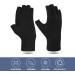 Compression Arthritis Gloves for Men & Women - Fingerless Support for Rheumatoid & Osteoarthritis | Ideal for Typing & Daily Use - Black (Large - Buy Online on GoSupps.com