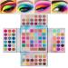 Beauty Glazed eyeshadow palette 105 colors matt glitter shimmer eyeshadow-make-up palette neon eye-pigments Foxkiker contour powder all-in-one-make-up palette