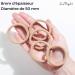 Soul Project 50-Piece Blonde Hair Ties - No Metal Elastic Bands for All Hair Types | Perfect for Ponytails & Buns | Ideal for School Work Gym - Dark Blonde Hair Accessories - Buy Online on GoSupps.com