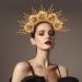 FRCOLOR Goddess Crown Sunburst Spiked Gold Sun Headband Halloween Dress up Headpiece Celestial Crowns Tiaras for Women Photoshoot Accessories Golden - Buy Online on GoSupps.com