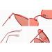 Stylish Lzpcarra Children's Glasses - Unisex Square Design Clear Glass Red - International Shipping - Buy Online on GoSupps.com