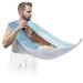 Cat Bathing Beard Bib Apron Beard Bib Hair Catcher for Men Shaving and Trimming Non-Stick Waterproof Beard Cape Grooming Cloth with 2 Suction Cups Gifts for Men