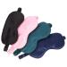 EXCEART 4pcs Blackout Sleep Mask Eye for Sleeping Women Silk Eye Shade Night Eye Mask Soft Eye Cover Adjustable Eye Shade Sleep Eye Mask for Men Silk Sleep Eye Mask Eye Patch Man at Night