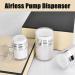 3 Round Jars Airless Cream Pump Containers Refillable Empty Cream Dispenser Jars Plastic Cream Jar for Lip Balm Sample(30ml+30ml+50ml) - Buy Online on GoSupps.com