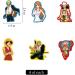 25 Pcs Cartoon Birthday Cake Toppers and Cupcake Toppers - Theme Party Decorations Supplies (hzw duo) - Buy Online on GoSupps.com