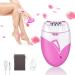 Uraqt Epilator for Women - Gentle Hair Removal with Massage Rolls Long-Lasting Razor & Accessories (Pink) | Perfect Gift! - Buy Online on GoSupps.com