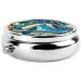 Portable Cute Dinosaur Round Pill Box Organizer | 3 Compartment Travel Pill Holder for International Shipping - Buy Online on GoSupps.com