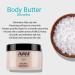 Avani Ultra Rich Body Butter with Dead Sea Salt, Aloe Vera, Vitamin E, Shea, Jojoba, Sunflower & Olive Essential Oil - Natural Exfoliating & Moisturizing Butter for All Skin Types - Milk & Honey Fragrance - Buy Online on GoSupps.com
