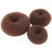 Tininna 3 pieces women women hair chignon bun donut shapers knot ring dutt pillow hair knot knot roller roller jewele coffee disposable packaging
