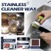 WOSLXM Stainless Steel Clean Wax Magical Nano-Technology Stainless Steel Cleaning Paste-Surface Safe No Residue Stainless Steel Cleaner and Metal Polish for Grease Oven Sink (2Pcs) - Buy Online on GoSupps.com