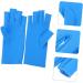 FRCOLOR 1 Pair Fingerless UV Gel Nail Lamp Nail Care Gloves Heavy Duty Protective Shield - Buy Online on GoSupps.com