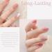 Jelly Nail Polish - Nude Nail Polish - Translucent Nude Pink Nail Varnish - Long Lasting Nail Varnish Quick Dry - Nail Polish for DIY Nail Art French Manicure No Need Cured - Buy Online on GoSupps.com