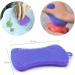 Silicone Dish Sponge 4 Pieces Multipurpose Antibacterial Kitchen Silicone Scrubber Silicone Dish Washing and Dirt Cleaning Sponge for Pot Pan Dish Bowl Fruit Vegetable - Buy Online on GoSupps.com