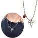 Shop OralGos Vintage Heart Bow Pendant Necklace | Cute Choker Pearl Collar Fashion Clavicle Chain - International Shipping Available - Buy Online on GoSupps.com