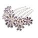 DOITOOL Tiara Hair Accessories Bridal Hair Comb Flower Hair Comb Wedding Women Hair Comb Women Hair Clip Hair up Hairpin Headgear Rhinestones