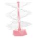 VINTORKY Nail Display Stand Holder Nail Stands for Nail Art Spiral Nail Tips Stand Nail Stand Display Spiral Nail Tips Holder Nail Practice Holder Nail Art Supply Manicure Bracket Acrylic 6.2x6.2cm Pink