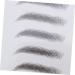 Housoutil 2pcs 3d Eyebrow Stickers Natural Eyebrow Stickers Imitation Eyebrow Tool Eyebrow Trimming 6d - Buy Online on GoSupps.com